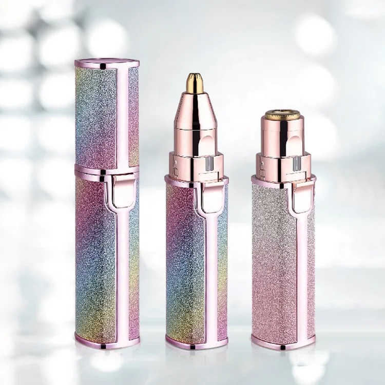 Новый профессиональный перезаряжаемый через usb Электрический триммер 2 в 1 для бровей Бритва для бровей небольшой мини-эпилятор для удаления волос