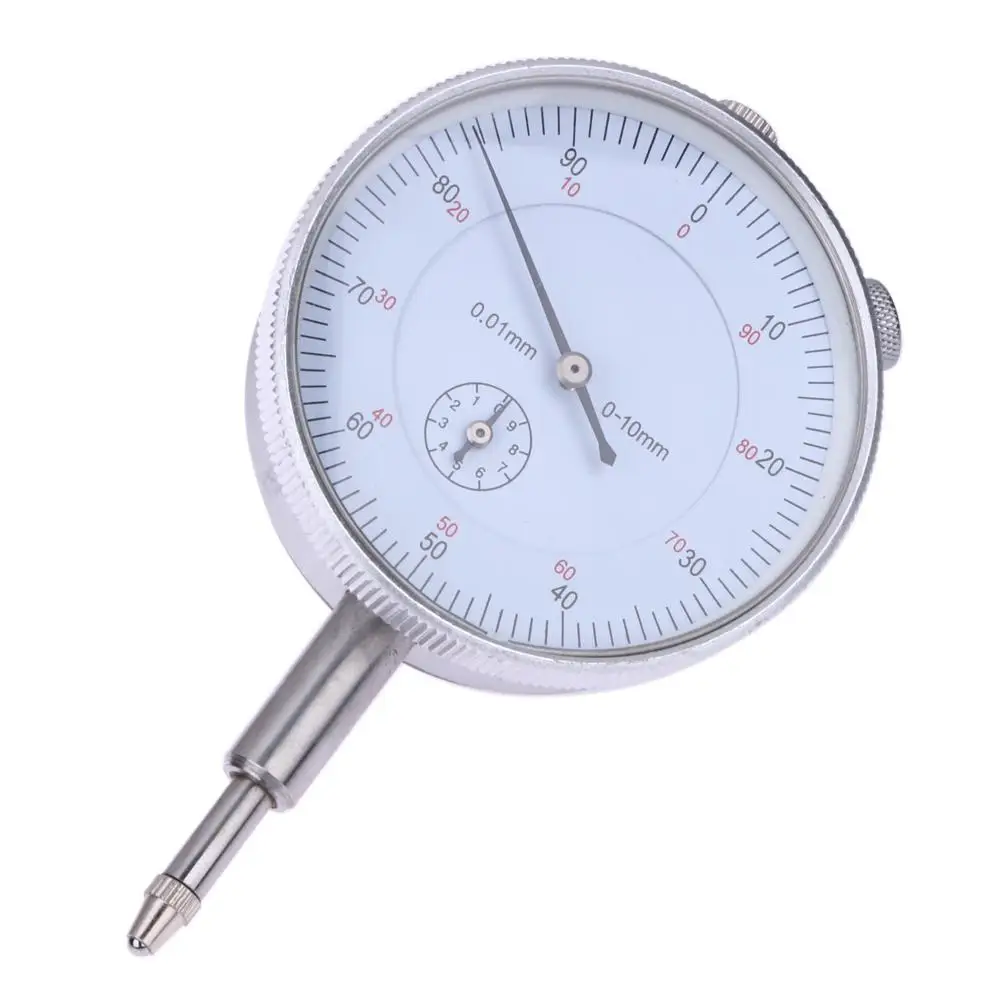 Dial Indicator 0-10mm 0.01 Anti-Rust Aluminum Shell For Mechanics Manufacturing And Maintenance Tool Dial