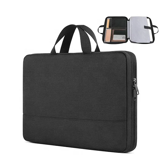 Custom Business Office 15.6 Inch Briefcase Computer Laptop Handbag Leather Sleeve Case For Hp Women Laptop Tote Bag For Ladies