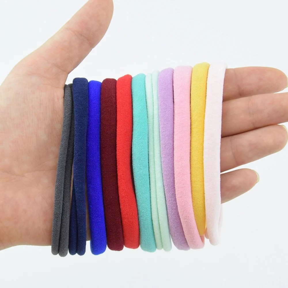 High quality top sale nylon black white wide headband skin friendly comfortable headbands for baby