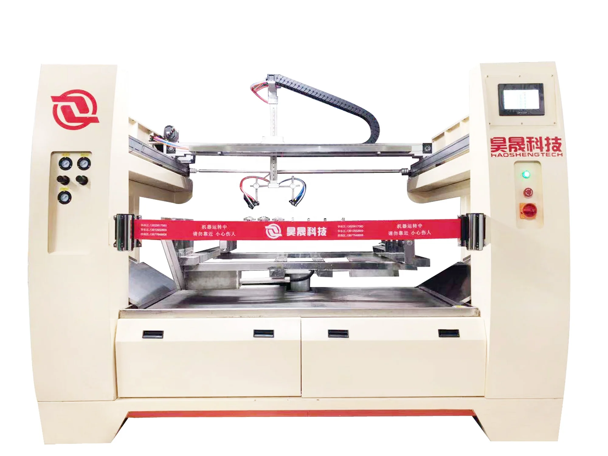 4-Axis All Automatic Electroplating Painting machinery for lampstand