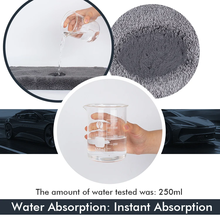 Hot sale Coral Fleece plush Towels High Absorptive Capacity polishing Super Sofa Car drying towel