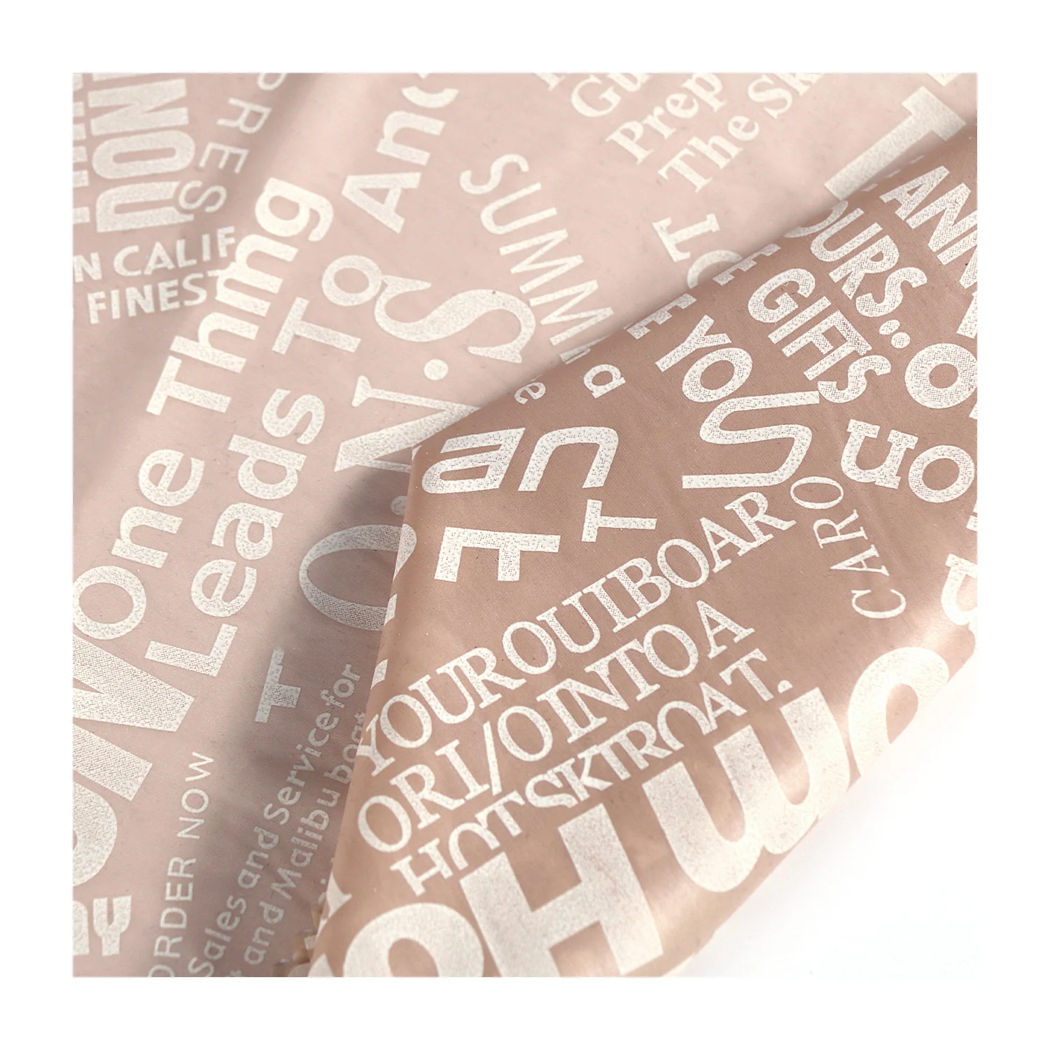 Hot Sale 15DX5D Taffeta Printed Pu Coating 390T Nylon Taffeta Print For Down Jacket Fabric