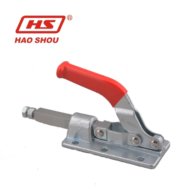 Haoshou Work Clamp OEM ODM Clamp HS-36020M Push Pull Toggle Clamp with Holding Capacity 180KG 396LB for Welding and Assembly