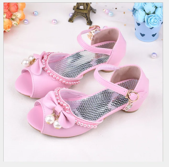 009 модная блестящая Свадебная обувь для подружек невесты для маленьких девочек модная детская Классическая обувь