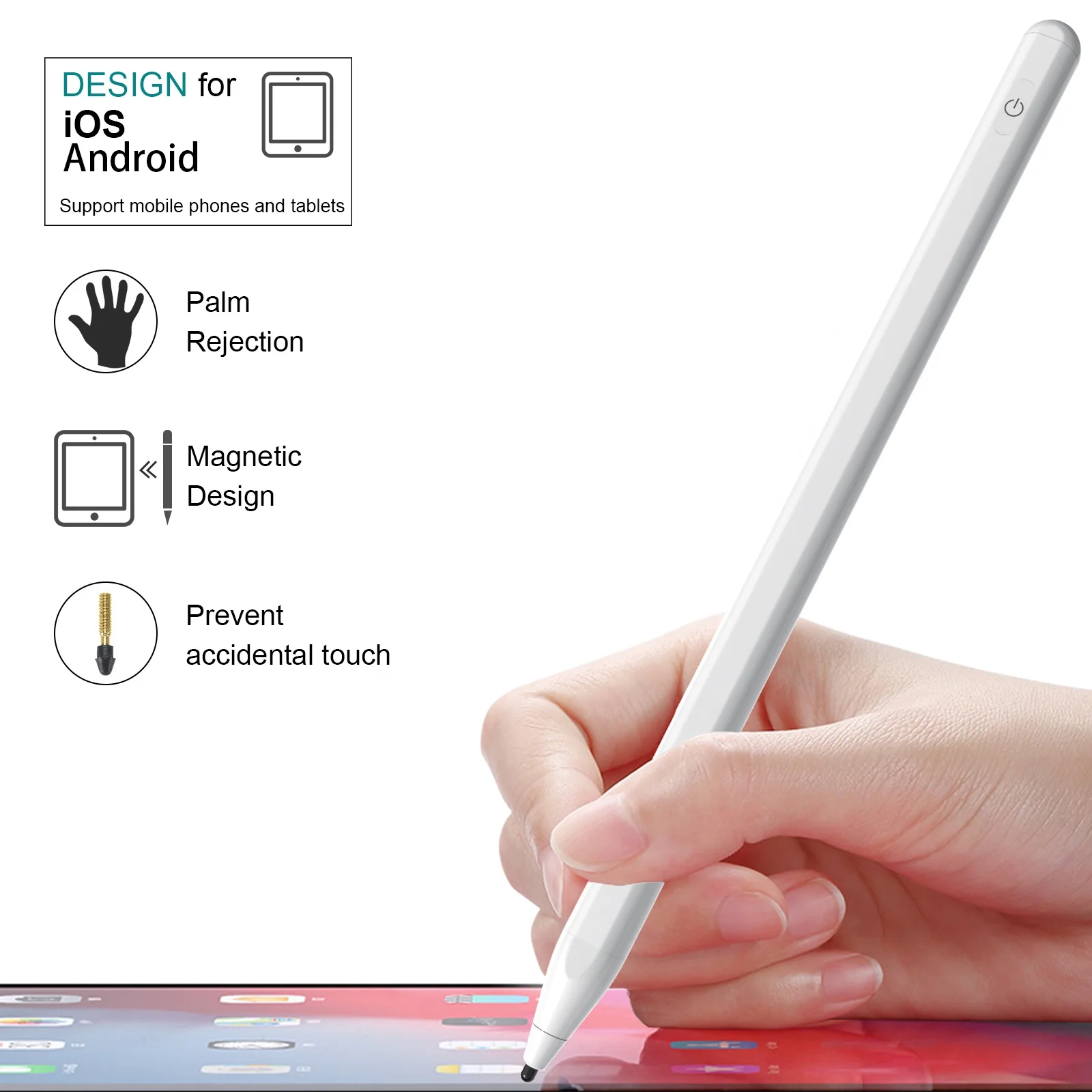 Высококачественный стилус P3 сенсорный оптовая продажа универсальный для ipad stylus BASIX