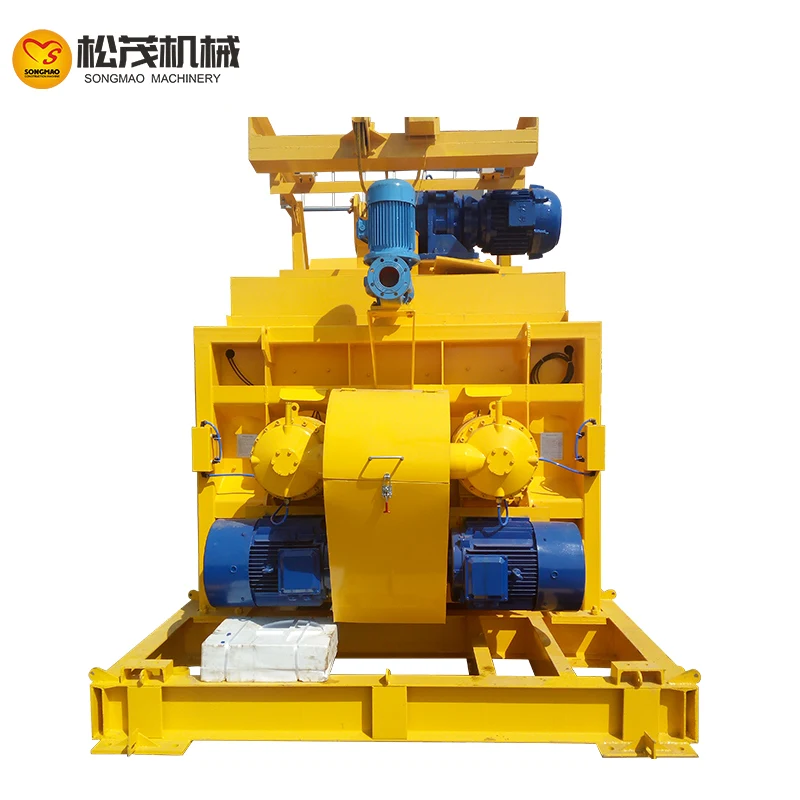 JS1000 mixer cement mortar forced concrete mixing equipment Construction mortar equipment