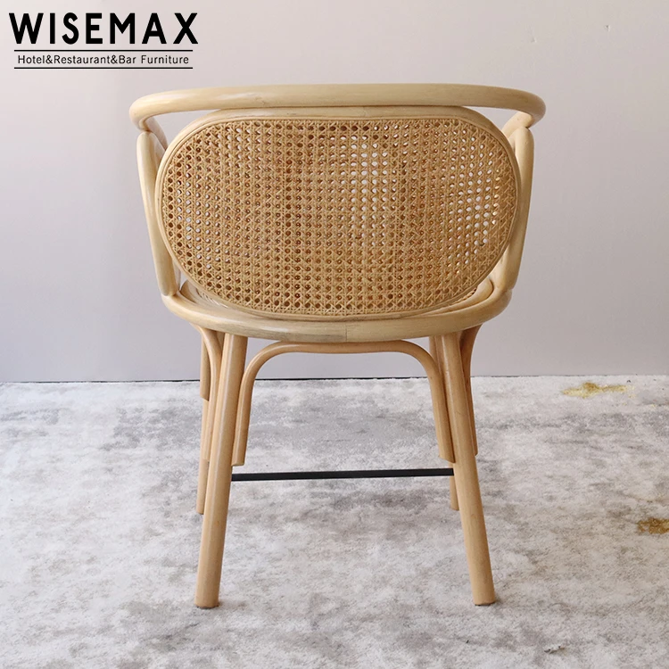 Мебель WISEMAX в скандинавском стиле новый стиль обеденный стул из твердой древесины ротанга тростника для ресторана thonet