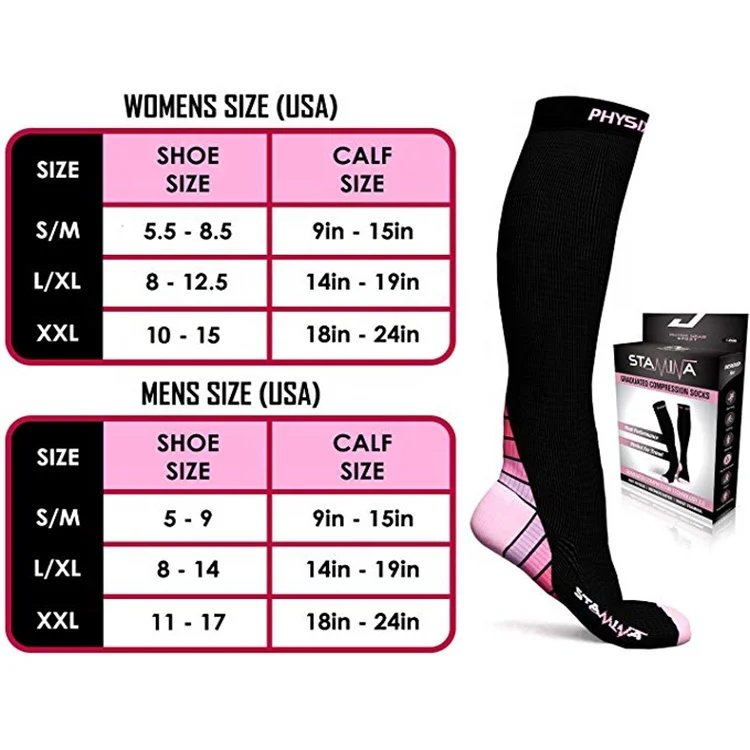 Compression Socks Men & Women 20-30 mmHg Athletic Fit Socks