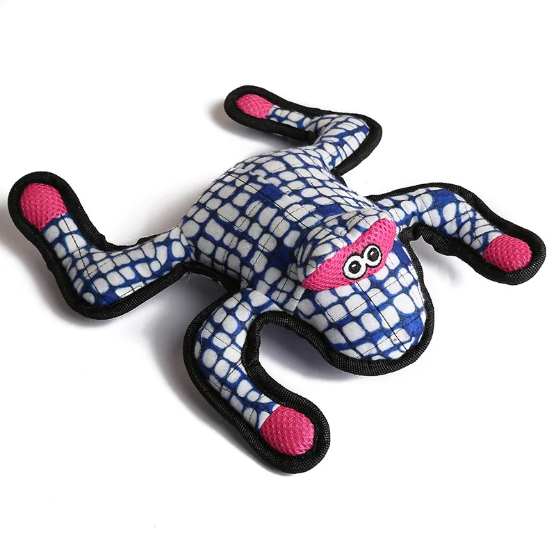 
Durable Squeeze Plush Soft Squeaker Interactive Dog Chew Toy Washable Fog 