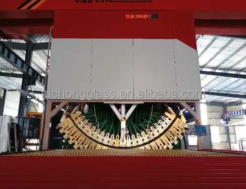 Fuchong FC-SQWG Double curvature/ Bent glass tempering furnace machine for sale