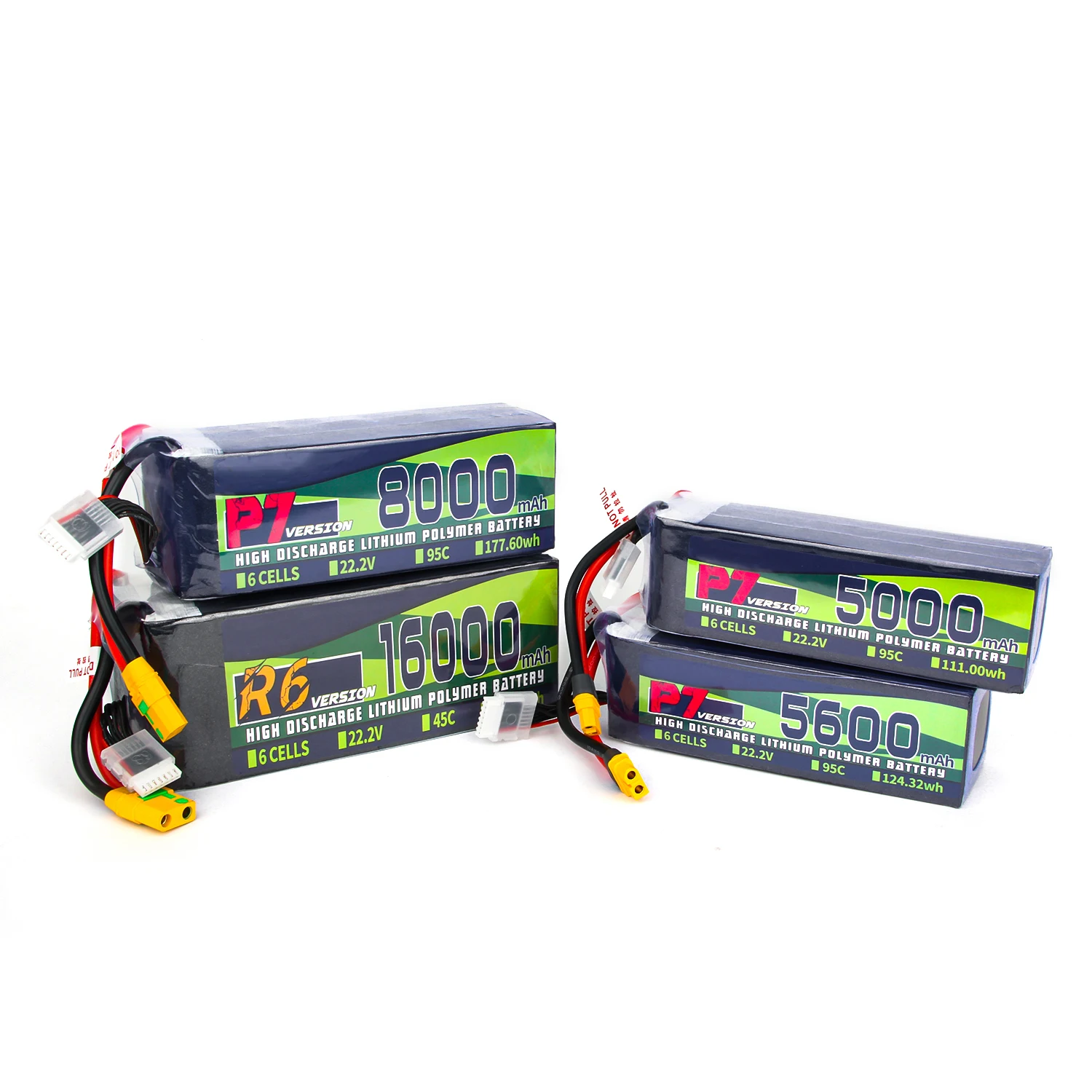 Lipo battery 6S 22.2V  5000/5600/8000/16000mAh 95C 45C 6S1P RC Battery with  XT60 XT90-H Plug for Agricultural plant protection