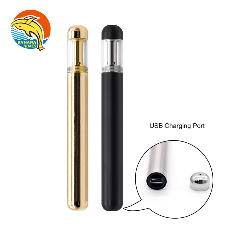 Bananatimes e cigarette metal tip 350mah ceramic coil vaporizer pen empty .5ml vapes pen