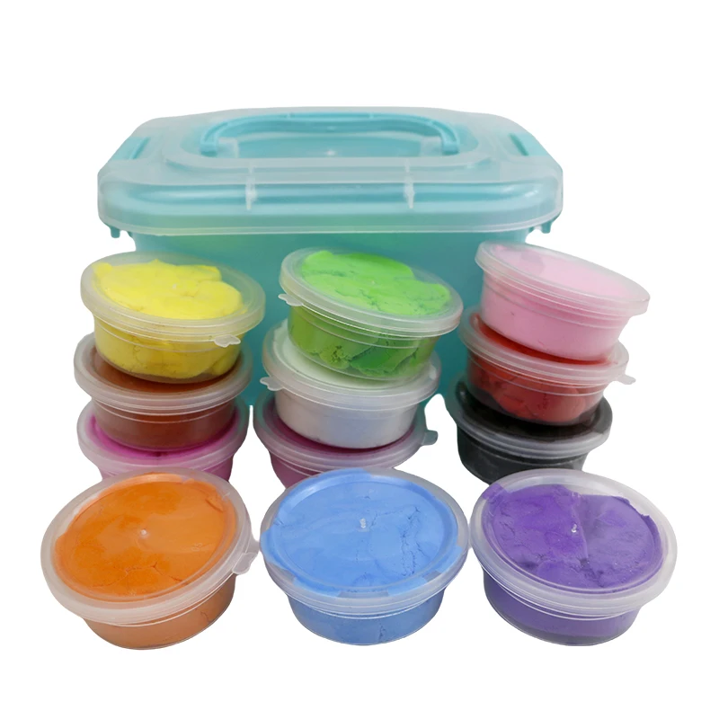 DIY Toy for kid Montessori education Sweets maker color clay set mud Play Dough Series with Mold toy air-dried ultralight clay