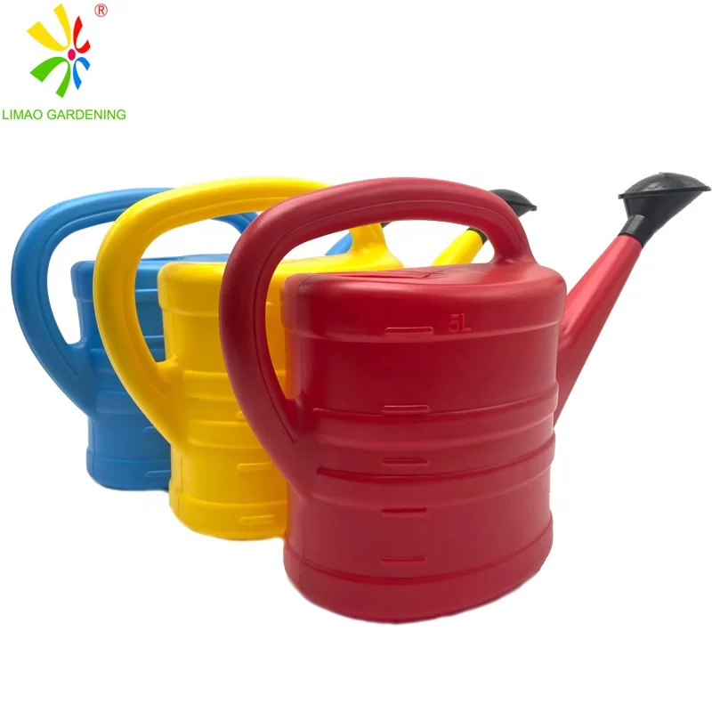 Factory direct sell plastic 5L  watering cans for garden/home