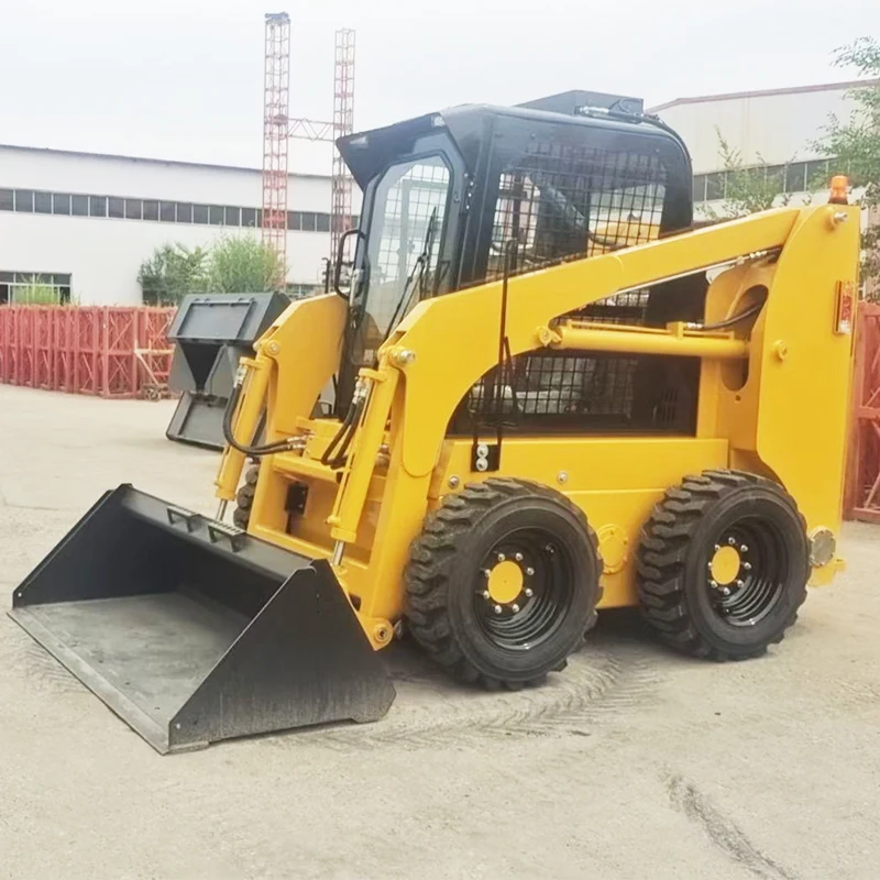 Euro 5 CE EPA Chinese Skid Steer Loader 3000KG 4000kg Mini Wheel Loader For Sale Skid Loaders Fast Delivery