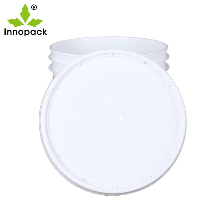 food grade plastic PP bucket manufacturer 4 litre 1 gallon pail with plastic handle lid