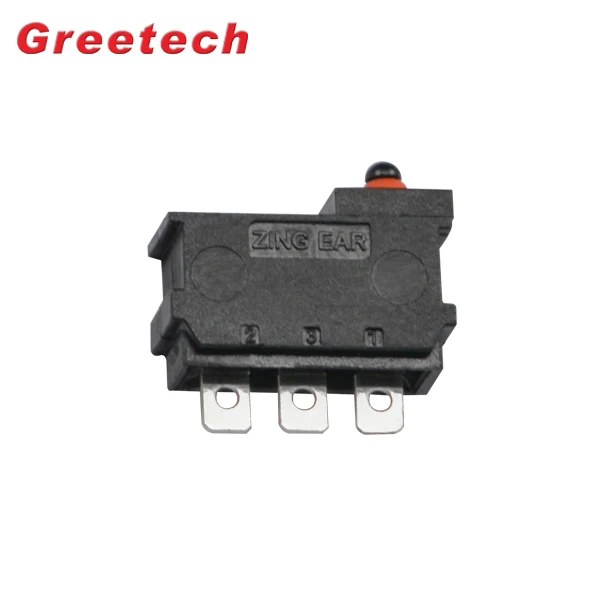 Waterproof Micro switch 0.1/3A  125/250VAC, 12/48VDC Micro Switch G303 Momentary Push Button Switch 3 pin