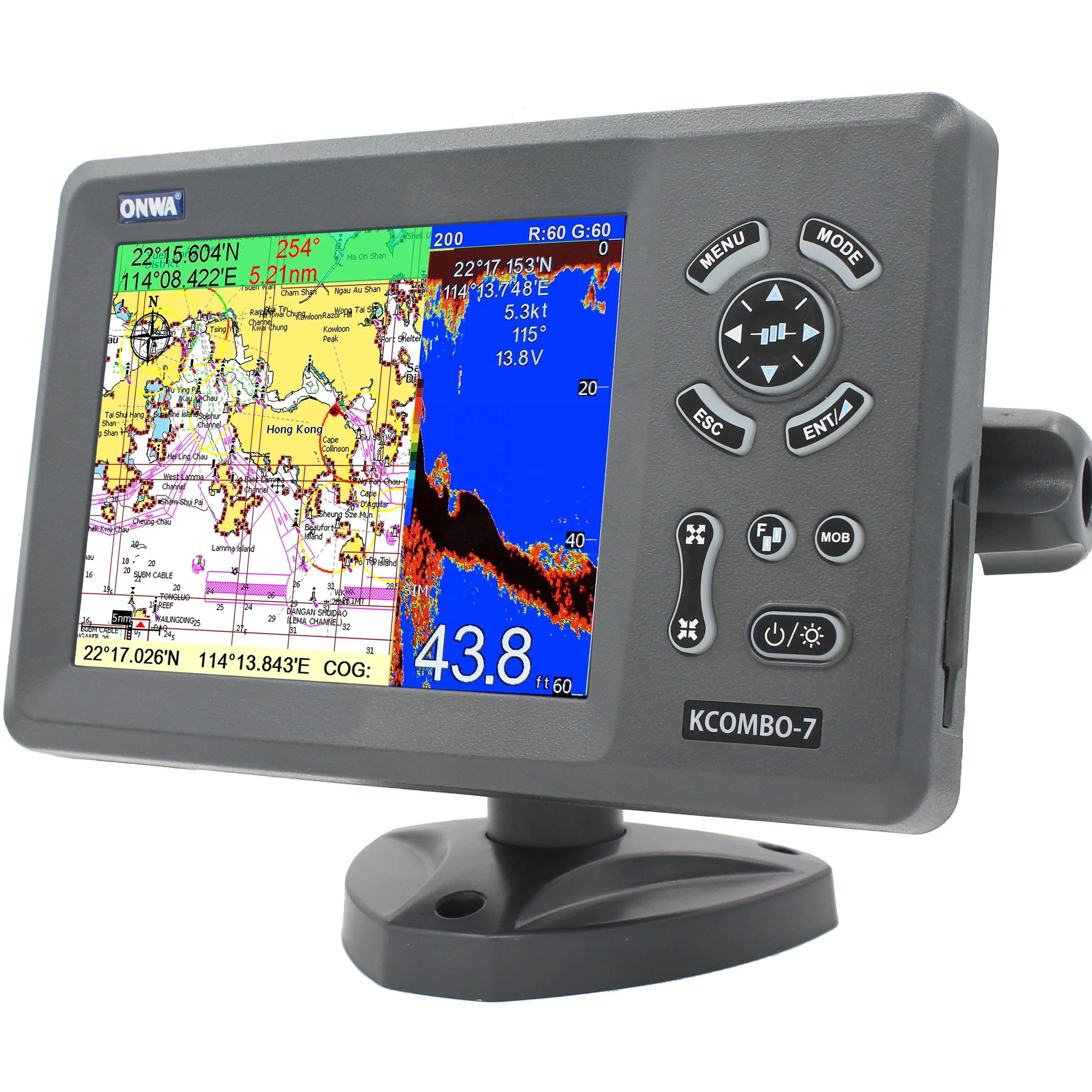 Three-In-One LED Screen GPS Chart Plotters Fish Finder Navigation