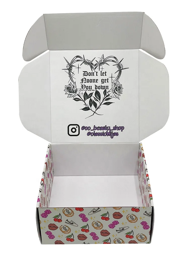 cheap small packaging boxes low moq mailing paper boxes mailer shipping box