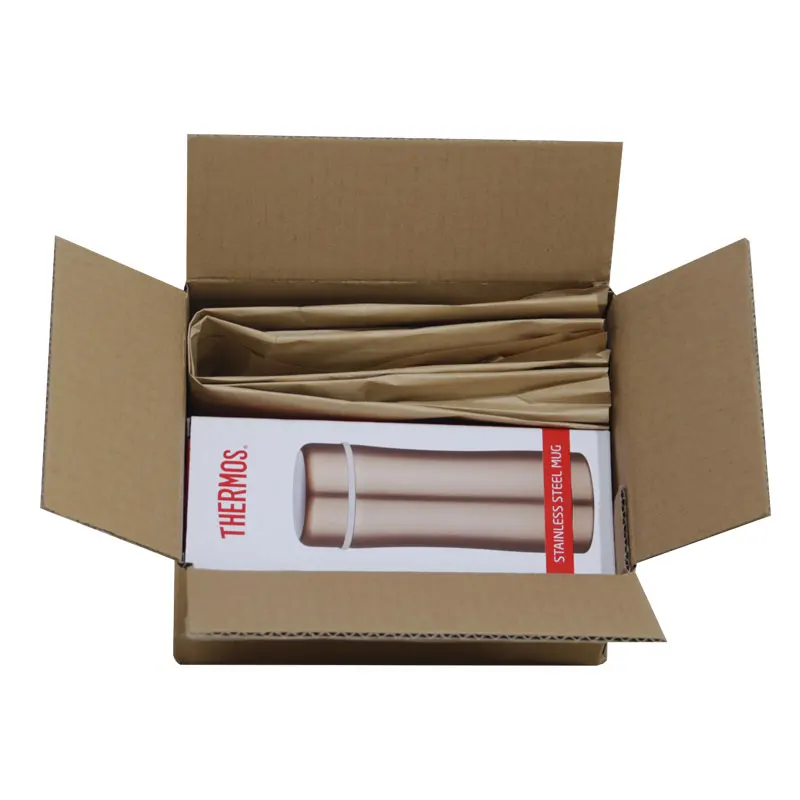 Eco-friendly Biodegradable Kraft Cushion Wrap Pulp Craft Paper Packaging for Industrial Use Uncoated