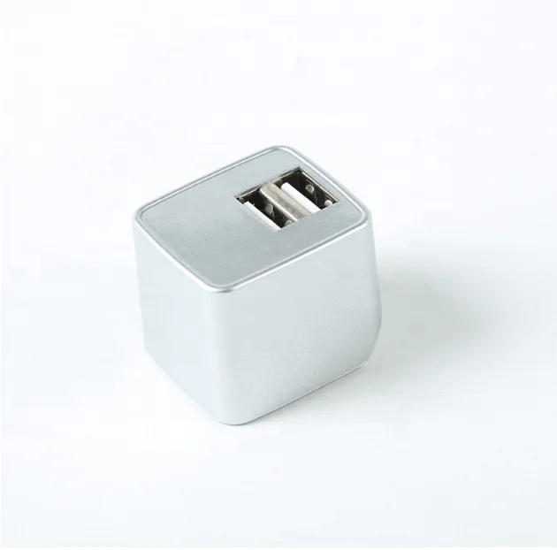 5V 2.1A Dual USB port  Mini Wall Charger Adapter with ETL  certification