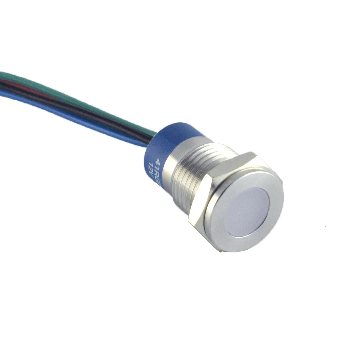 Water proof panel mount metal Signal Lamp 8mm 12mm 16mm 19mm 22mm 25mm mounting hole LED indicator