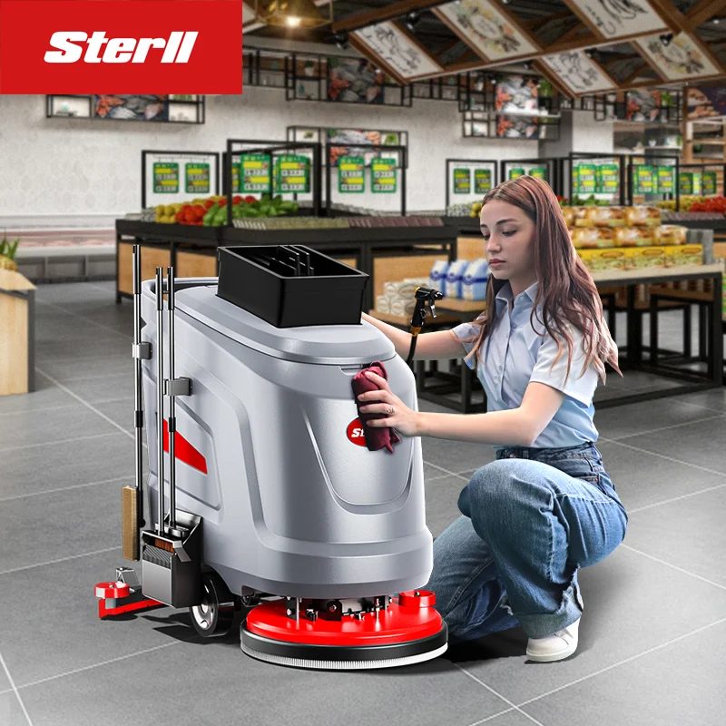 Special Design Hand Push Walk Behind Floor Cleaning Machine Professional Industrial Commercial Floor Scrubber