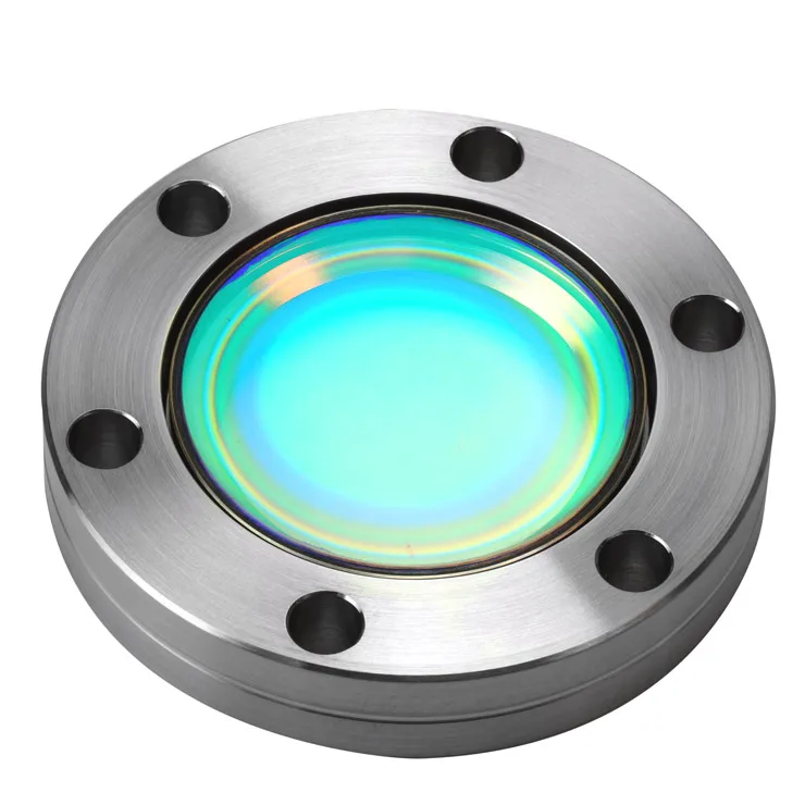 Sapphirecf16 CF35 CF63 CF100 Cf Kodial стеклянные видовые окна CF фланцевые 304 полировочные вакуумные печи из нержавеющей стали