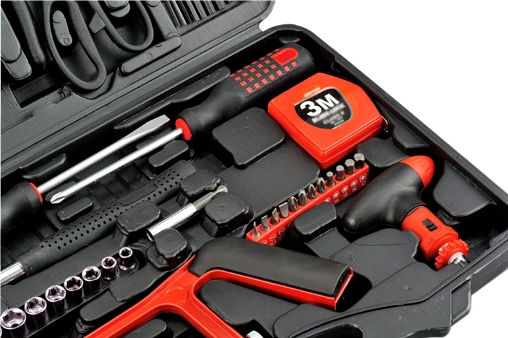 Professional tool box With Tool Set Complete For  Home  Use Auto Car Repairing