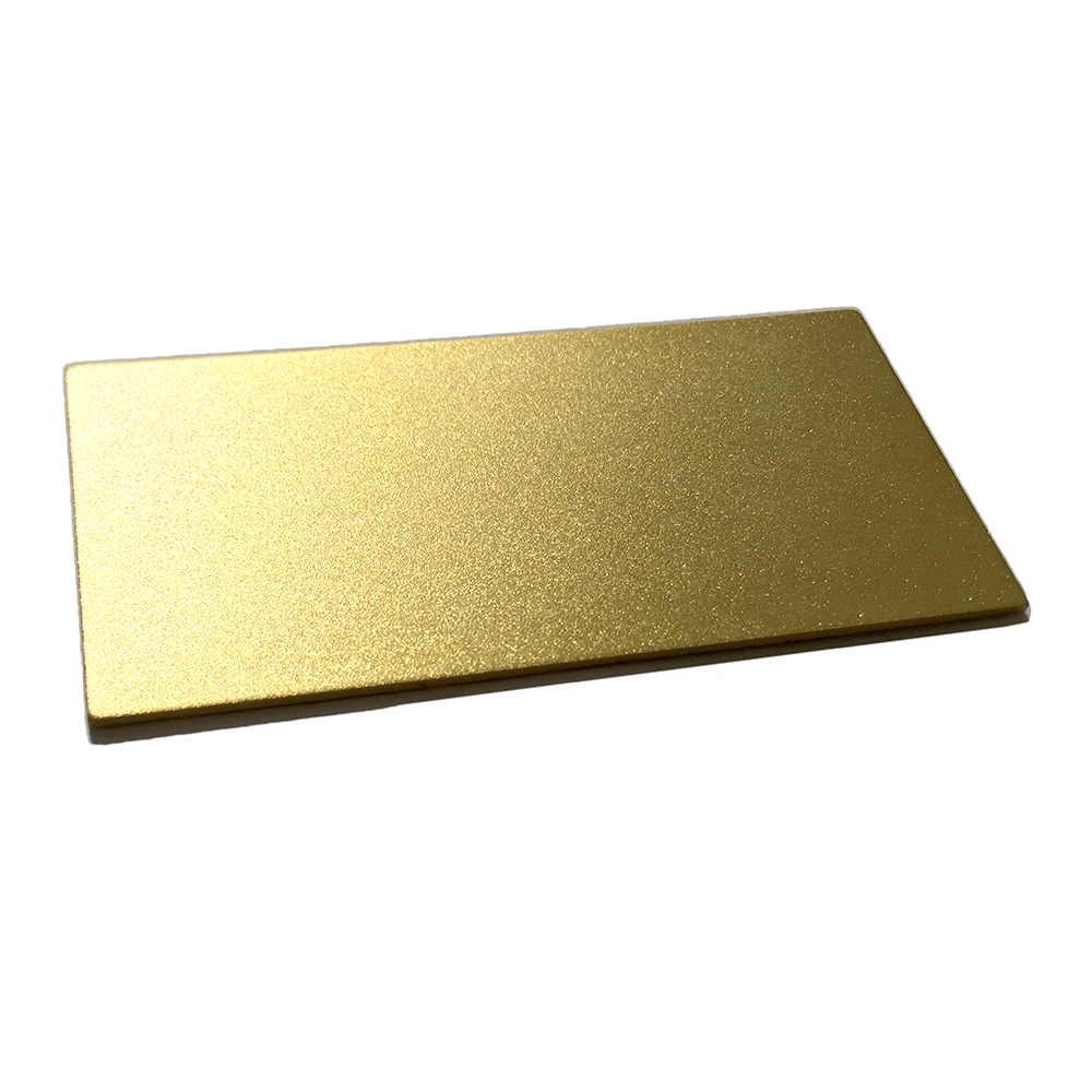 Custom Decorative Gold Metal Plates for Engraving