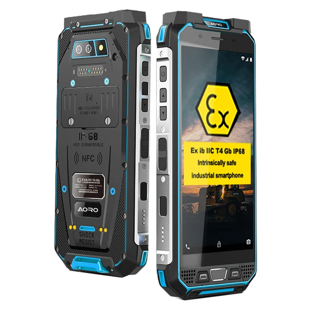 2023 intrinsically safe mobile atex explosion-proof radio 6gb Ram 128gb Rom mining explosion proof telephone