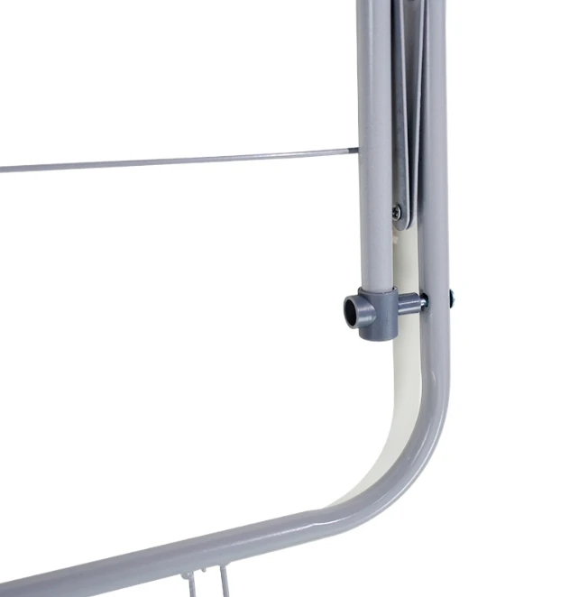 Folding Over Door Hanger Shelf Clothes Hanging Laundry Rack With 4 Hooks Steel tube Door Coat Racks Folding Clothes Drying Rack