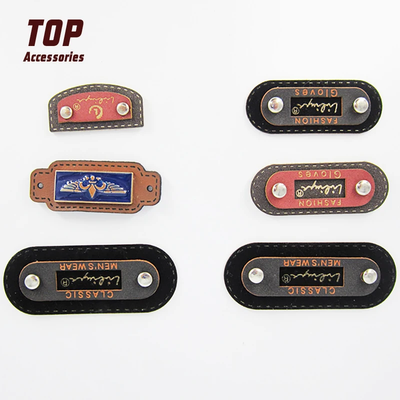High Quality Custom Denim Logo Metal Patch