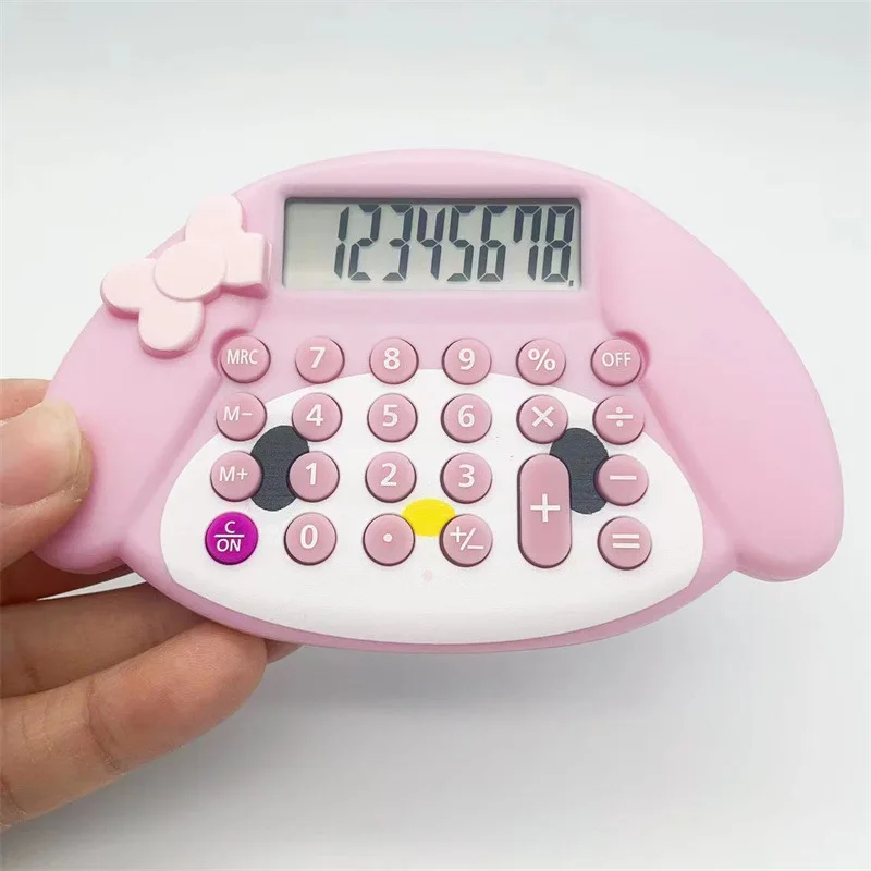 Hot Sale Anime Student Handheld Calculator kawaii anime HelloKittyKuromi desk calculator office school stationery student gifts