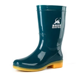 high quality durable oxford sole PVC garden rain boots for womens rain boots fishing shoes rain boots for daily work