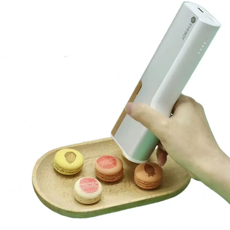 EVEBOT Printpen Food Printer Pen Cake Macarrons Coffee Beer Signature Digital Handheld Inkjet Printer WIFI Connection