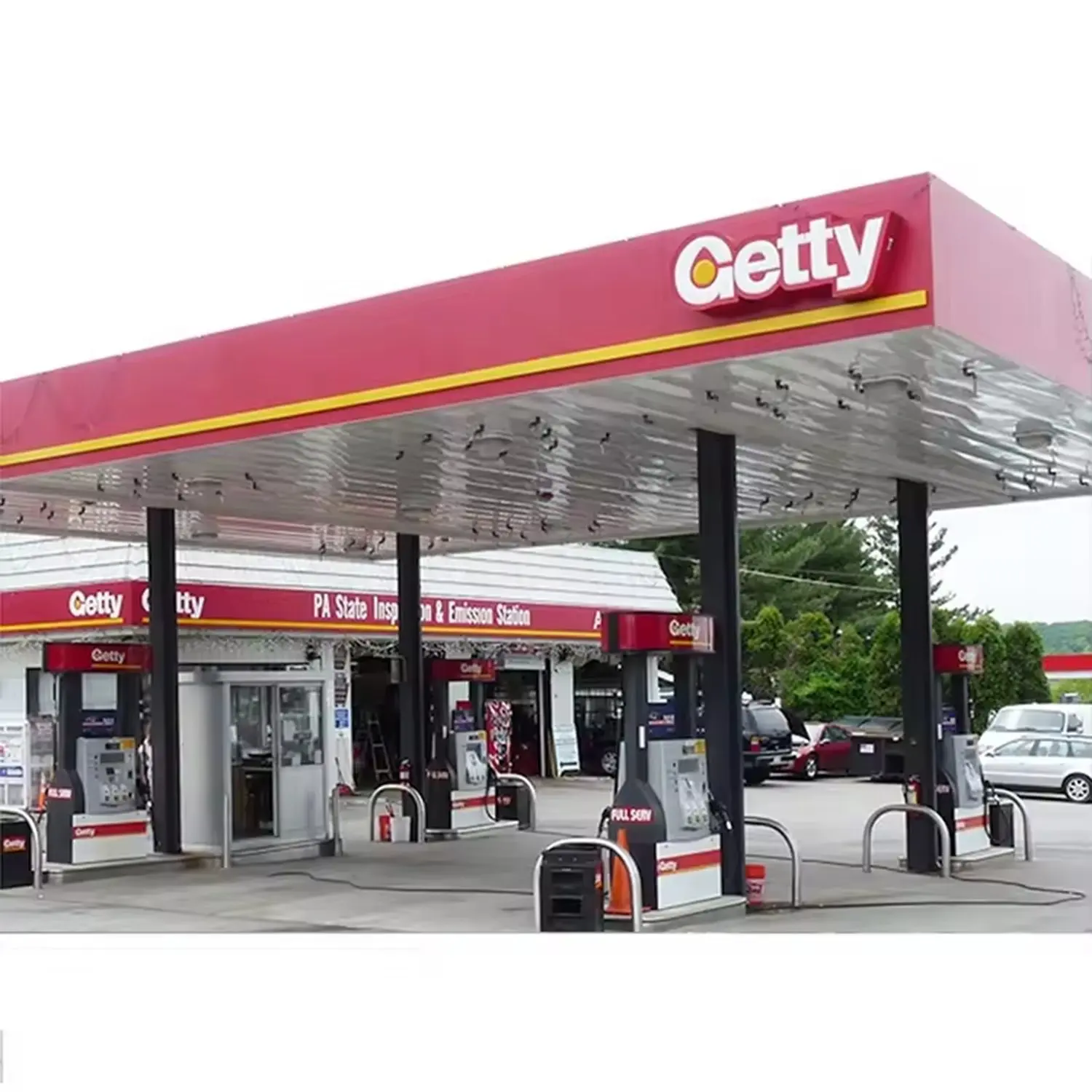 Low Cost Timely Delivery Low Cost Bolted Steel Structure Space Frame Gas Station Shed Petrol Station Canopy Design