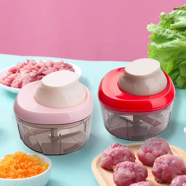 Hot Selling Product Multifunctional Manual Portable Plastic Garlic Mincer Garlic Mincer Kitchen Gadgets