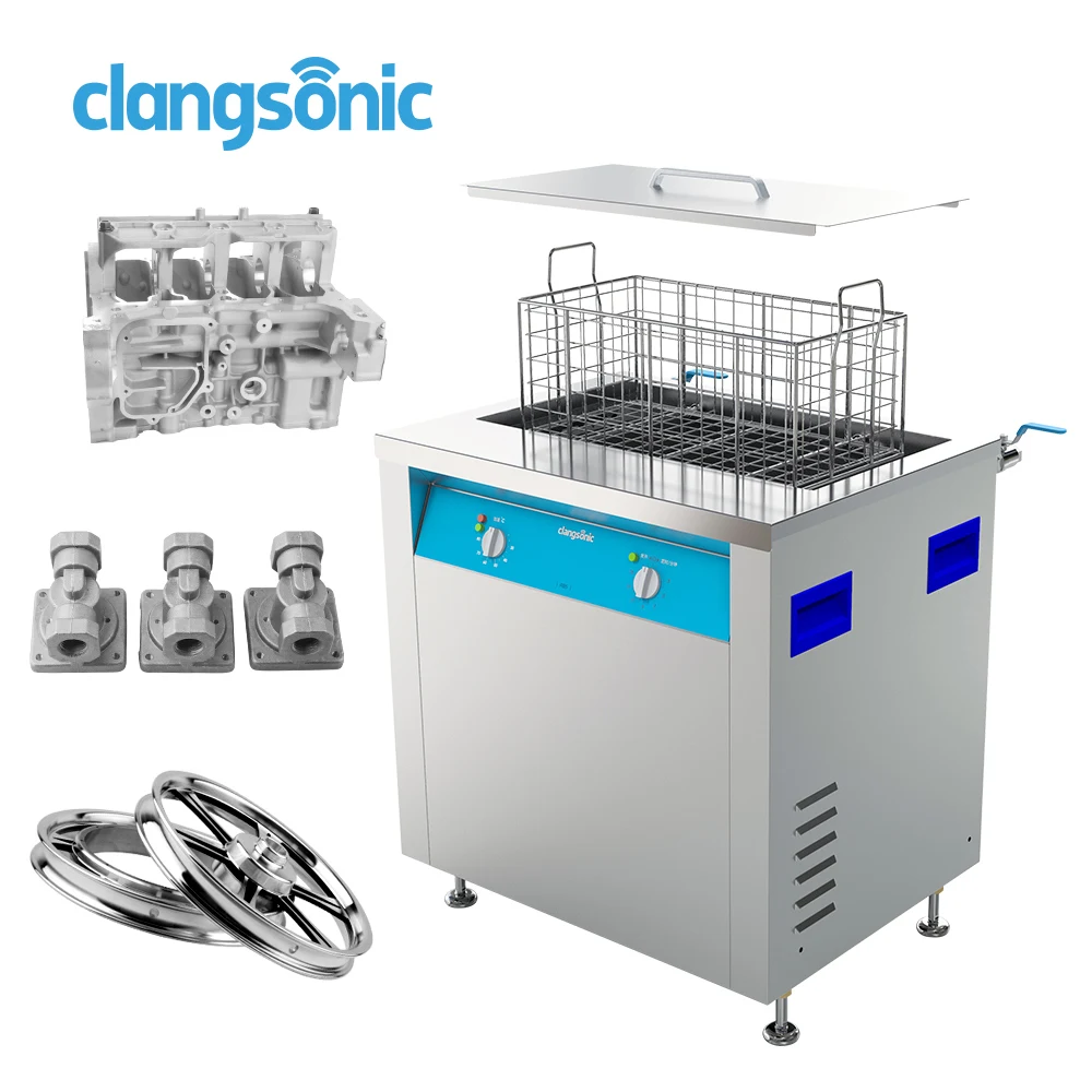  Промышленный ультразвуковой очиститель Clangsonic с одним резервуаром 85 л 28 кГц 1500