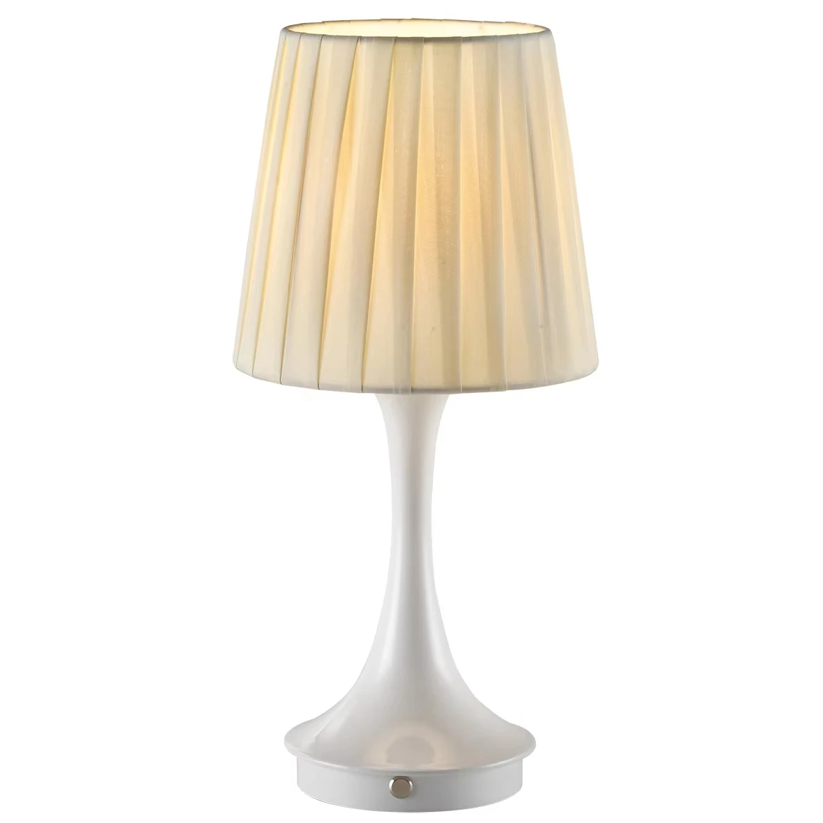 Cover Lamp USB Rechargnight Lightg Room Bedsidebedside Decor Wood Base Cloth Decorative Desk Ldesk Lampmizable Nordic Classic 10