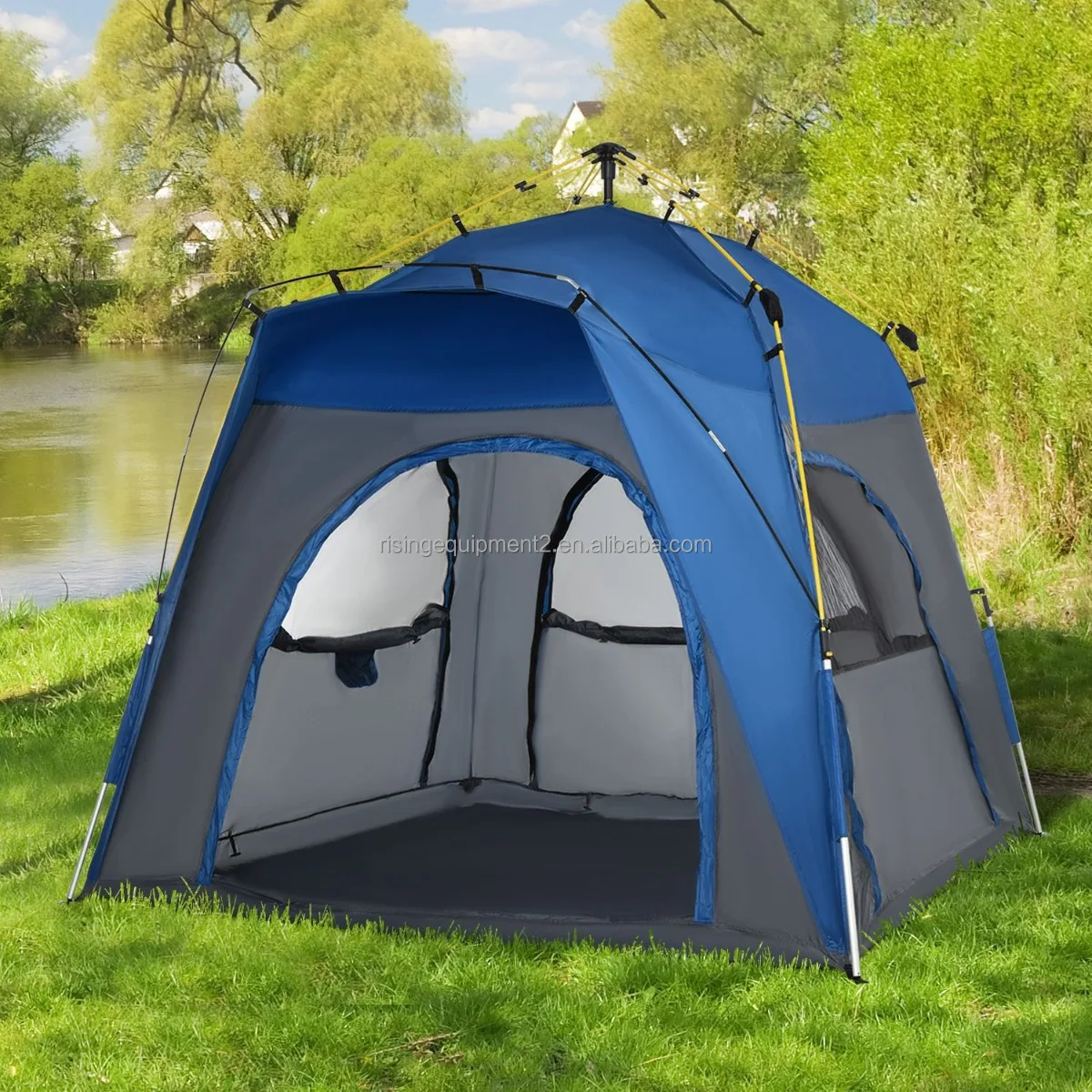 3 Season Pop Up Camping Tent 5 Person Portable roof top tents for camping Waterproof Outdoor Camping Tent