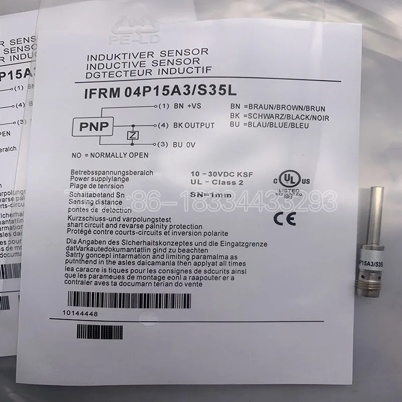 100% new original Proximity switch sensor IFRM 04P35A1/KS35PL one year warranty