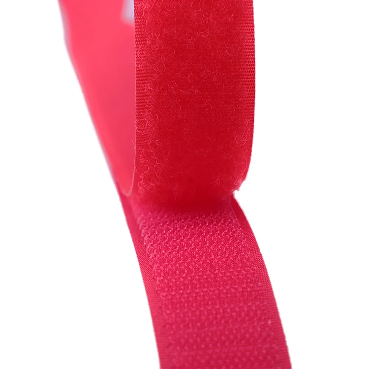 Nylon Polyester White Black Colorful Normal Hook and Loop Rolls Fastener Tape