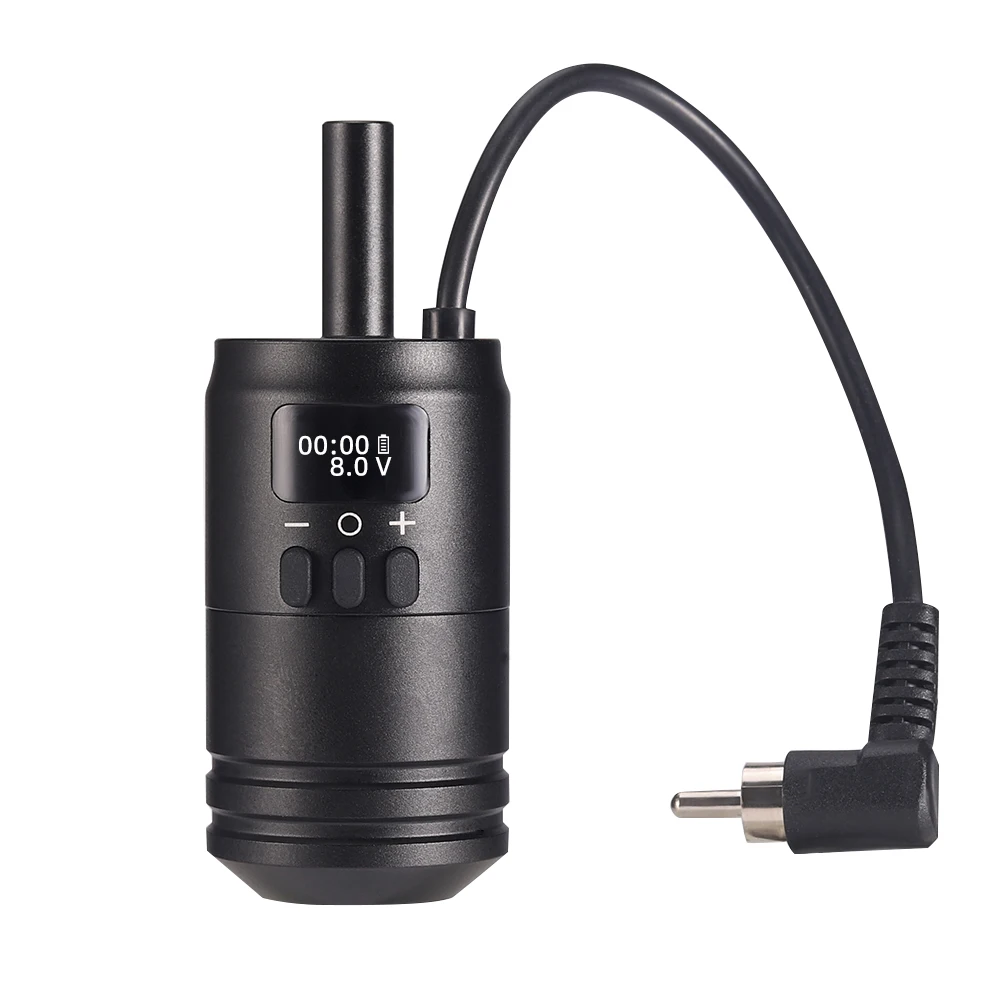 1600mah Aluminium Alloy Precise Engraving Wireless Adjustable Tattoo Battery Grip