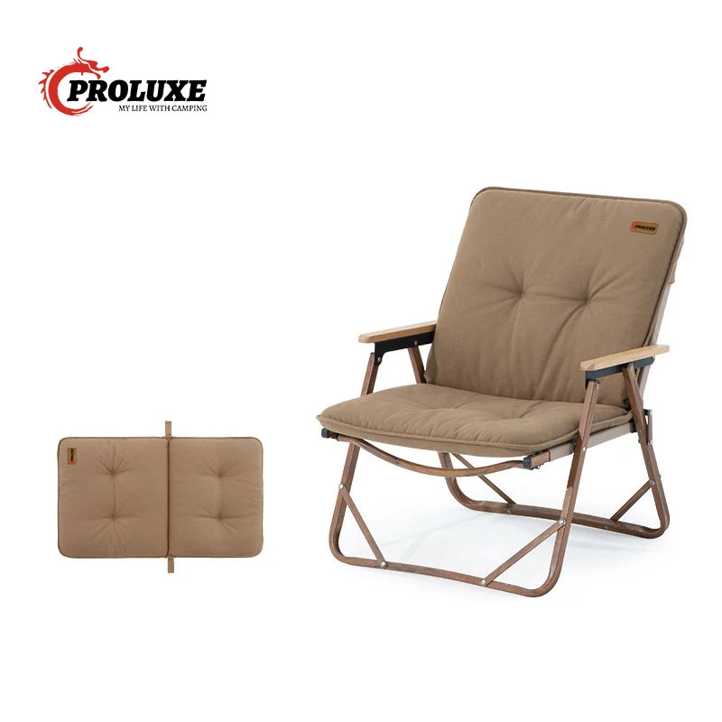 Proluxe Warm Cotton Compact Ultralight Folding Backpacking Portable Outdoor Camping Picnic Chair Winter Cover Padded