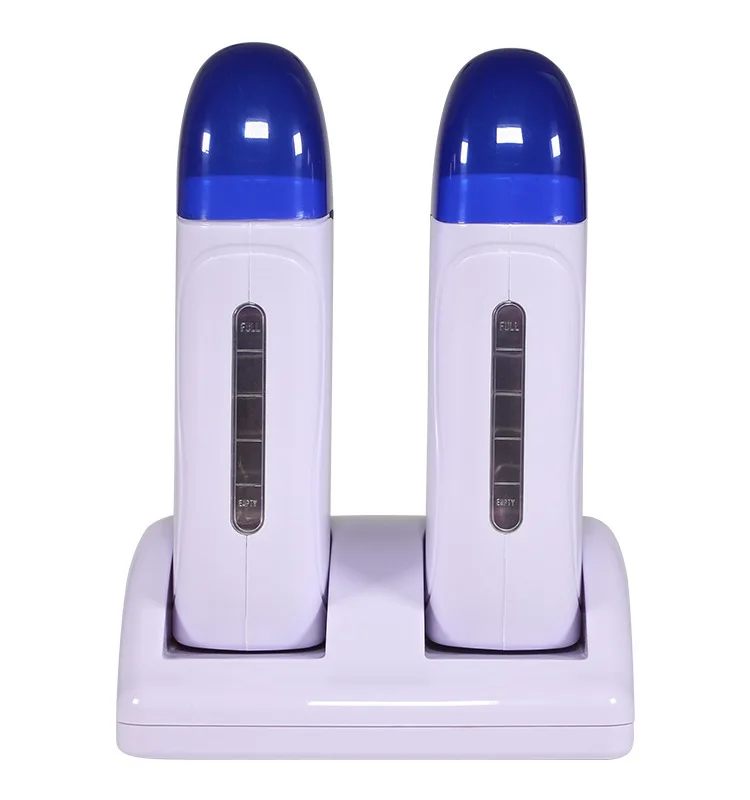 80W 200cc Handheld Portable Waxing Machine Instrument Beeswax Hair Removal Appliances Depilatory Double Roll Wax Heater