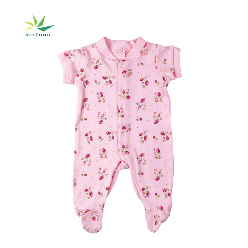 100% Cotton Summer Rompers Gift Set Baby wear All Over Print Baby Clothing