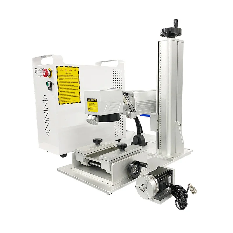 20w 30W 50W MINI model Jewelry Name Plate cutting gold silver and engraving Machine