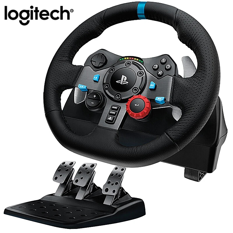 Original Logitech G29 Racing Steering Wheel with Pedals and Driving Force Shifter for PS5 PS4 PS3 PC